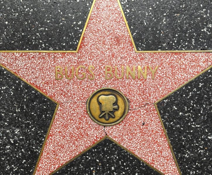 Bugs Bunny star in Hollywood